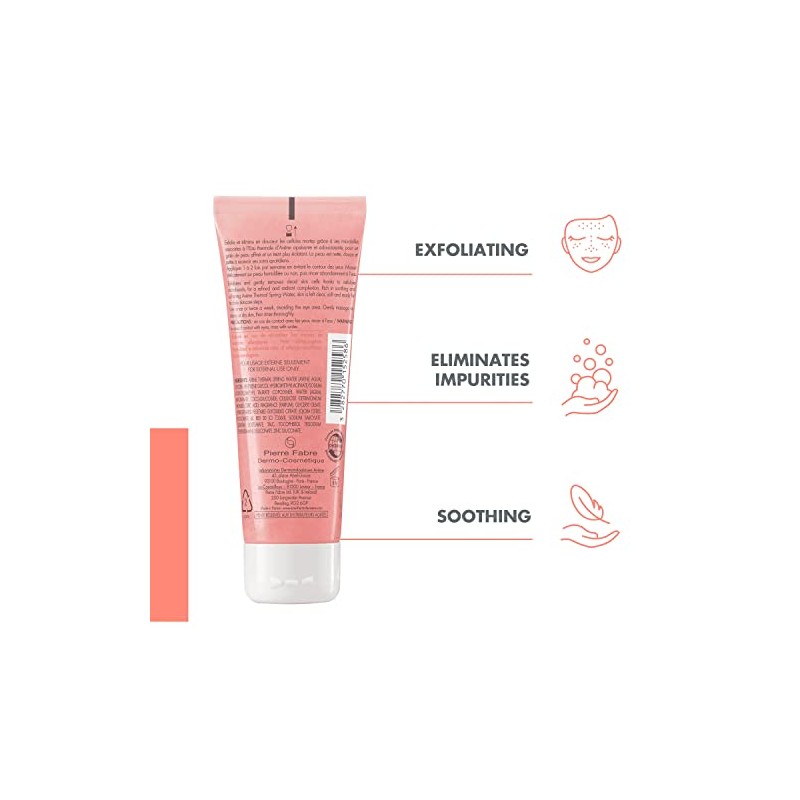 Avene Gel Exfoliante Facial Suave, Piel Sensible, 75ml
