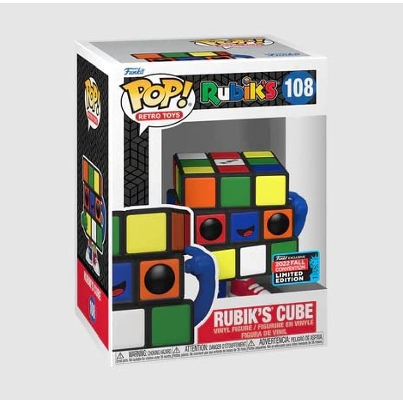 Funko Pop! Retro Toys: 2022 Rubik's Cube Convention Exclusive Puzzle