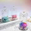Sunia Eternal Rose Angel Gifts for Women Christmas, Eternal Rose