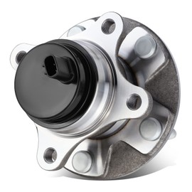 Auto Dynasty - Factory Style Front Wheel Bearing Hub with ABS Sensor Compatible with Lexus GS300 GS350 GS430 GS450H GS460 IS250 IS350 IS F RWD 2006-2015, Driver Left Side, Bare Steel