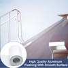 Yaocom White Grey Aluminum Flashing Roll Roof Flashing, Prevents Roofing