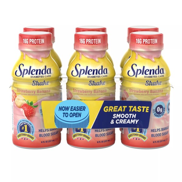 SPLENDA Meal Replacement Beverage Pack of 6 Sugar Free Smooth