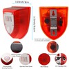 keeda Solar Security Light Alarm, 129dB Warning Loud Solar Strobe