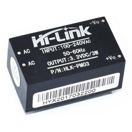 CANADUINO® AC-DC Converter 100-240V to 3.3V 1A 3W - Encapsulated Power Supply for PCB