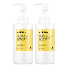 Mizon Vita Lemon Sparkling Peeling Gel, 150g, 2 packs / 미즈온 비타 레몬 스파클링 필링 젤, 150g, 2개