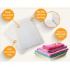 VELCRO Brand Sleek and Thin Stick On Tape for Fabrics