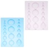 Lind Kitchen 2PCS 3-Row Paper Quilling Tools Concave-Convex Spherical Styler