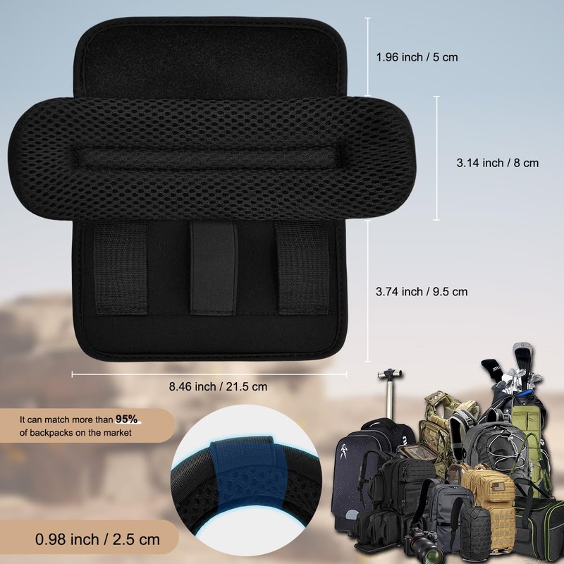 ZINZ 2-Pack Universal Wide Shoulder Pad with Ultra thick Cushion
