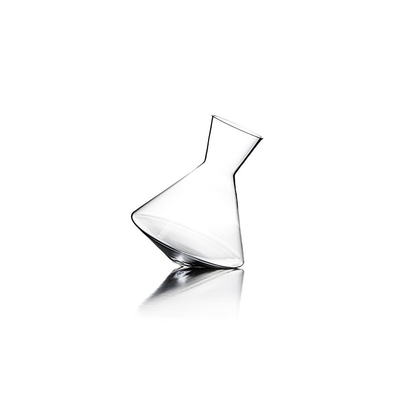 Sempli Vaso-Vino Spinning Wine Decanter - Elegant Hand Blown Decanter