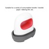 Ironing Machine Red Mini Portable Automatic Temperature Sensing Heat Press