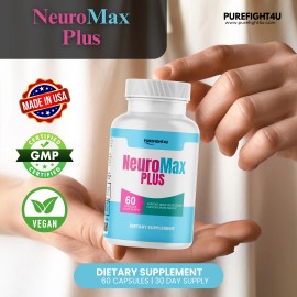 Neuronol Neuro Max Plus Capsules,  Advanced Cognitive Formula Supplement - 8 Bottles