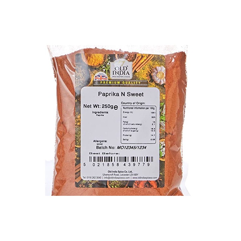 Old India Paprika N Sweet 250g