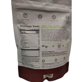 Nutrition High Protein Iced Coffee Drink Mix: (Mocha 12 oz 343g) Energy and Protein, Made from Real Coffee, Low Fat, 12 Ounces