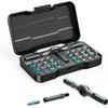 Ratchet Magetic Screwdriver Set: S2 Steel Precision Screwdriver Set -