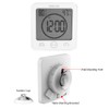 HONPHIER Bathroom Shower Clock Digital Clock Timer Large LCD Display