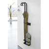 Yamazaki Industries 7642 Magnetic Umbrella Stand, Black, Tower Umbrella Stand,