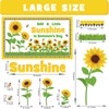 Spring Sunflower Bulletin Board Decorations Set, Spring Flowers Classroom Decoration