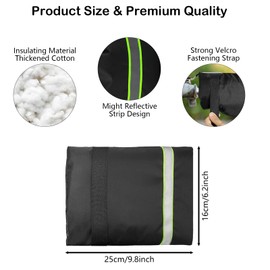 2Pcs Outside Tap Cover, Frost Free Outdoor Tap Cover, Waterproof & Thickened Tap Covers for Outdoor Taps, Outside Tap Cover Frost Protector Protects (One Piece)