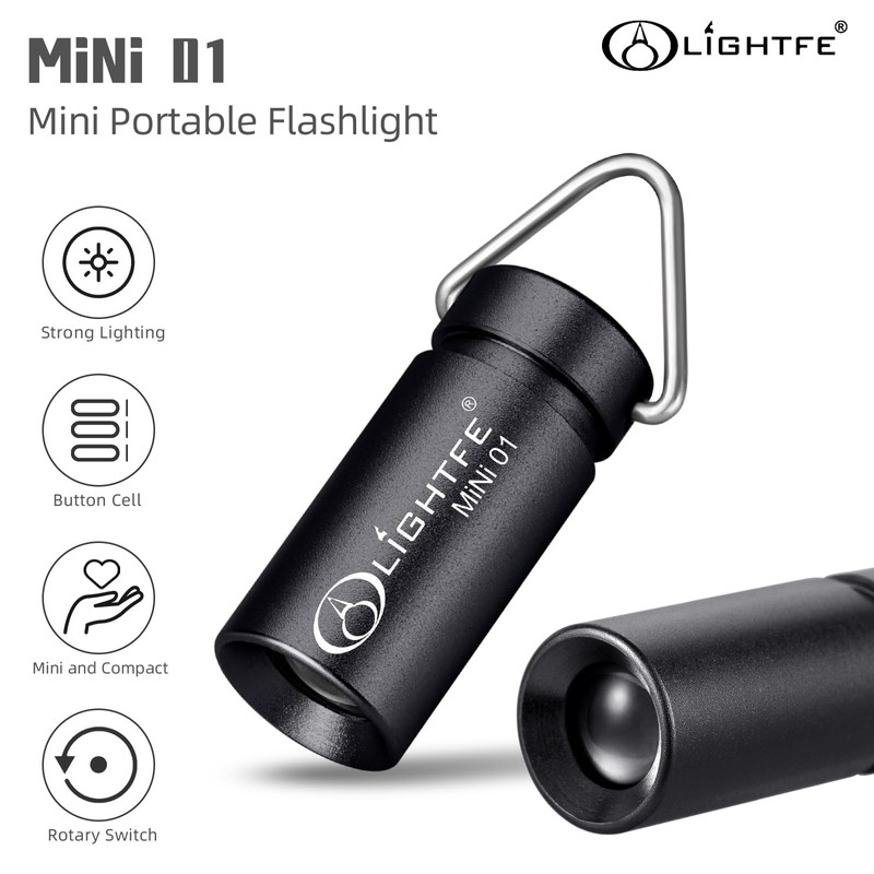 LIGHTFE MINI01 keychain flashlight mini keychain light is light, small,