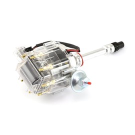 Speedmaster PCE376.1032.12 Compatible with Chevy SBC 350 BBC 454 6000 Series 65K Coil HEI Distributor [Clear]