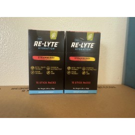 Redmond Re-Lyte Hydration Electrolyte Mix Strawberry Lemonade x2 15 Stick Packs