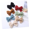 Baby Girls Hair Bowknot Clips 7pcs Hair Bow Clip Set