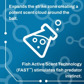 BAITFUEL X65 Saltwater Formula Hardbait Stick for Fishing: The Supercharged Saltwater Fish Scent Technology with Powerful Attractants and Taste Enhancers That Fish Bite | Single