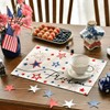 Artoid Mode Freedom Stars Patriotic 4th of July Placemats Set