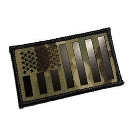 Civil Peace Flag 3.5" x 2" Infrared Reflective Multicam OCP (Hook/Loop) American Made