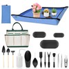 LASZOLA 45 pcs Repotting Set with Potting Mat Tiny Tools