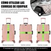 Amarres de Maleta, 4 Correas de Equipaje para Maletas Ajustable