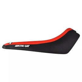 Enjoy Mfg 2006-08 Arctic Cat 250 DVX, 09-13 300 DVX Seat Cover  BLACK/BT RED standard #427
