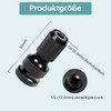 Wjelet Pack of 2 Socket Adapters, 1/4 Inch Hex Socket