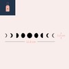 Moon Phase Tattoo - Temporalis® | Temporary Tattoo - Vegan