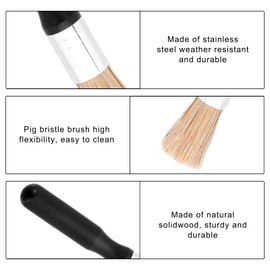 Axvxby Barista Brush Vegan Cleaning Brush für Portafilter Espressomaschinen und Kaffeemühlen Nachhaltiges Barista Zubehör Kaffee Zubehör Ergonomischer Barista Pinsel für Küche und Home