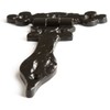 Hammer and Tongs - Ornate T-Hinge - W155mm - Black