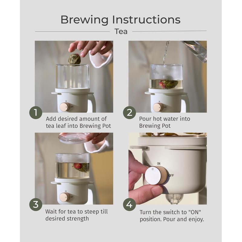 LSL LoveStyle Living Glass Tea Pot with Infusers for Loose