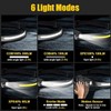 2025 Fashion 2 pack waterproof Headlamp Rechargeable with 230° Wide