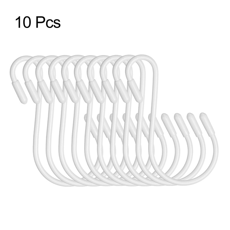 HARFINGTON 10pcs S Hooks 2.4" Metal Hanging S Shaped Hooks