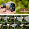 FANHAO Garden Hose Nozzle Heavy Duty, 100% Metal Water Hose