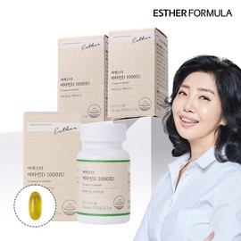 Esther Formula Yeo Esther Vitamin D 1000IU, 90 capsules for 3 months, 3 units / 여에스더 비타민D 1000IU 3개월분 90캡슐, 3개