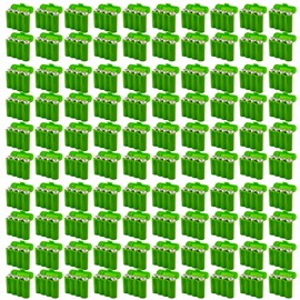 100 EBC Battery AA AAA CR123A Green Battery Holder Storage Cases