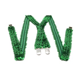 Z&H (Green) Sequin Straps Elastic Straps Green Costume Accessory Green One Size, Green