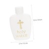 iplusmile 4pcs Holy Water Bottles Refillable Tiny Water Containers for