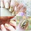 Set of 8 Lace Flowers 3D Nail Stickers, Nail Art,