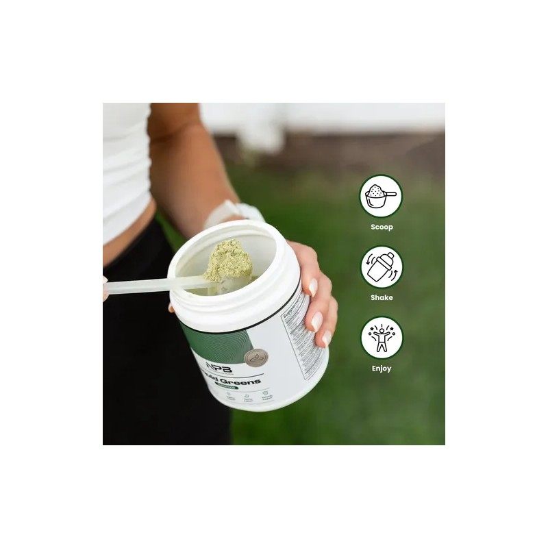 Nature's Pure Blend Super Greens Polvo Orgánico Sabor Matcha