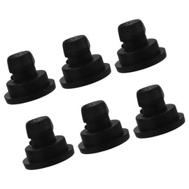 iplusmile 6pcs Rubber Foot Slow Cooker Parts Black Rubber Cooker Replacement Feet