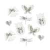 KitBeads 10Pcs 5 Styles Butterfly Dragonfly Charms Antique Filigree Connector