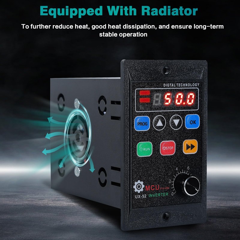 VFD Variable Frequency Drive, 220V VFD Frequency Converter 1 Phase