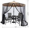 ABCCANOPY Upgrade 9FT-11FT Patio Umbrella Mosquito Netting Adjustable Mosquito Net